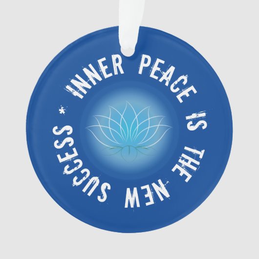Binnenvrede is het nieuwe succescitaat ornament (voorkant)