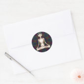 Binnenvrede Ronde Sticker (Envelop)