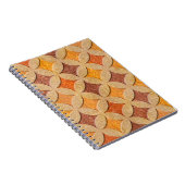 Binnenwandpaneelpatroon - Arabisch decor - naadloo Notitieboek (Rechterzijde)