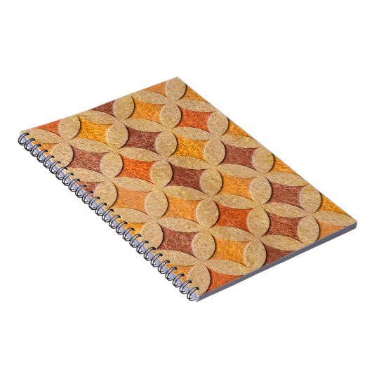 Binnenwandpaneelpatroon - Arabisch decor - naadloo Notitieboek (Rechterzijde)