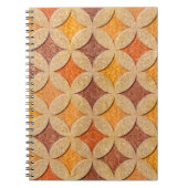 Binnenwandpaneelpatroon - Arabisch decor - naadloo Notitieboek (Voorkant)