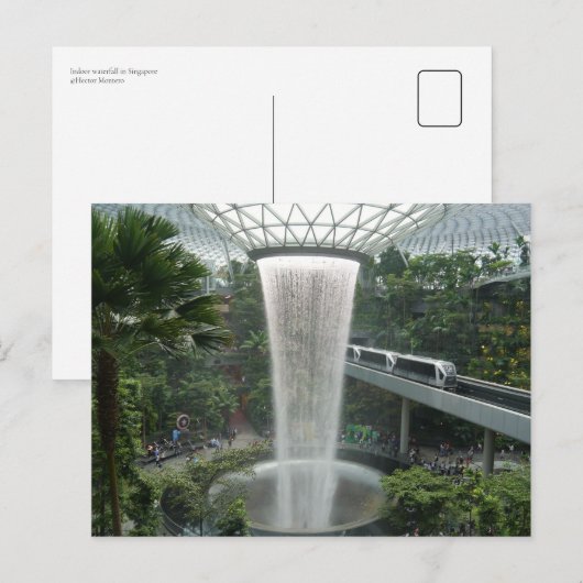 Binnenwaterval in Singapore Briefkaart (Voorkant / Achterkant)
