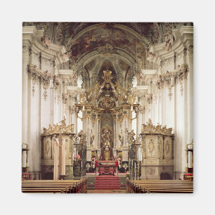 Binnenzijde, ontworpen door Balthasar Neumann 1734 Magneet