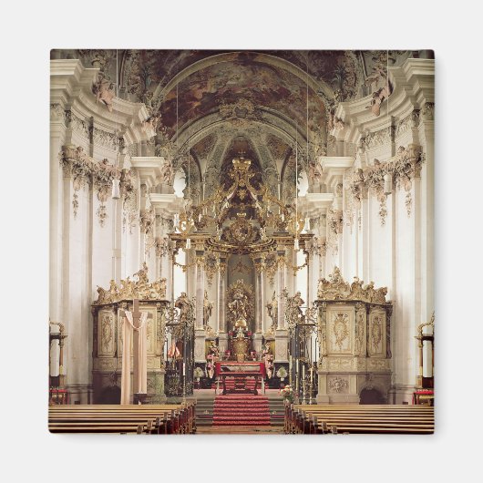 Binnenzijde, ontworpen door Balthasar Neumann 1734 Magneet (Voorkant)