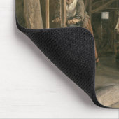 Binnenzijde van de barrière met een Maid Churning  Muismat (Hoek)