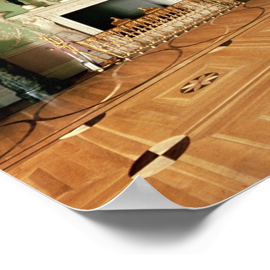 Binnenzijde van de groene mijnruimte poster (Hoek)