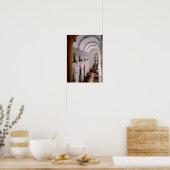 Binnenzijde van de kathedraal, begonnen in 1078 poster (Keuken)
