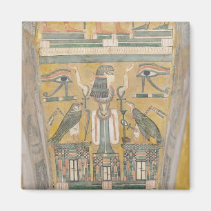 Binnenzijde van de kist van Imenemipet Magneet