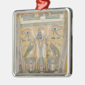 Binnenzijde van de kist van Imenemipet Metalen Ornament (Links)
