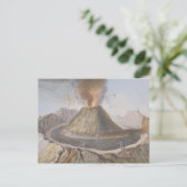 Binnenzijde van de Kone van Vesuvius vóór de 1767  Briefkaart (Staand voorkant)