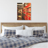 Binnenzijde van de opslagplaats voor bedrukt mater canvas afdruk (Insitu (Slaapkamer))
