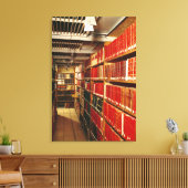 Binnenzijde van de opslagplaats voor bedrukt mater canvas afdruk (Insitu (Woonkamer))