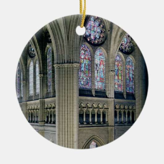 Binnenzijde van de overweg, punt 121 keramisch ornament (Voorkant)