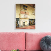 Binnenzijde van de Venetiaanse Tekenruimte Canvas Afdruk (Insitu (Woonkamer))