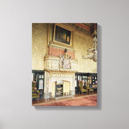 Binnenzijde van de Venetiaanse Tekenruimte Canvas Afdruk (Voorkant)