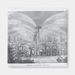 Binnenzijde van de vlas-mil van Marshall Magneet