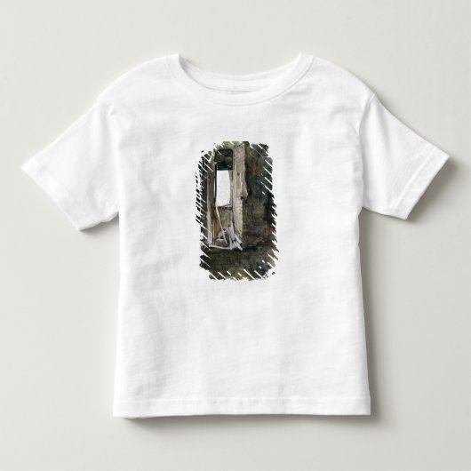 Binnenzijde van de windmolen op het slagveld kinder shirts (Voorkant)