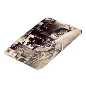 Binnenzijde van een Amerikaanse houten schuur, c.1 Magneet (Linkerzijde)