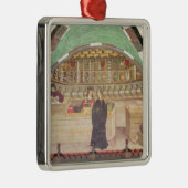 Binnenzijde van een apotheek metalen ornament (Rechts)