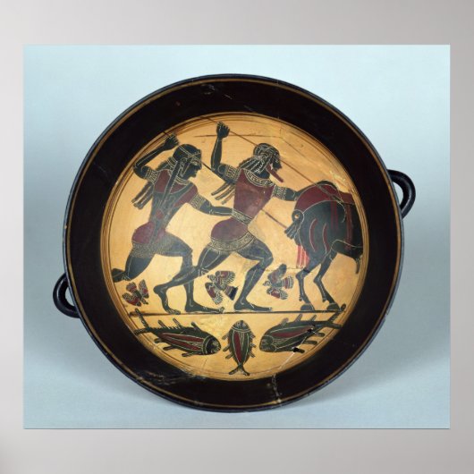 Binnenzijde van een bekertje poster (Voorkant)