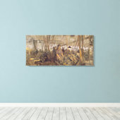 Binnenzijde van een fabriek voor muizen canvas afdruk (Insitu (Houten vloer))