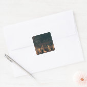 Binnenzijde van een forge, 1771 vierkante sticker (Envelop)