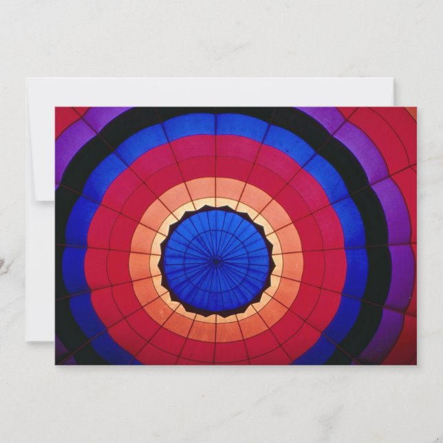 Binnenzijde van een heteluchtballon (Voorkant)