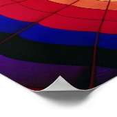 Binnenzijde van een heteluchtballon poster (Hoek)