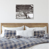 Binnenzijde van een katoenmil canvas afdruk (Insitu (Slaapkamer))