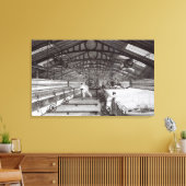 Binnenzijde van een katoenmil canvas afdruk (Insitu (Woonkamer))
