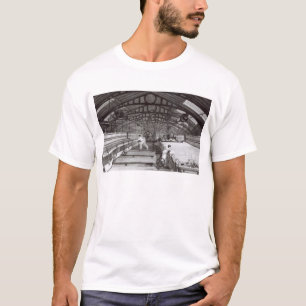 Binnenzijde van een katoenmil t-shirt