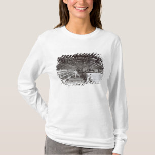 Binnenzijde van een katoenmil t-shirt
