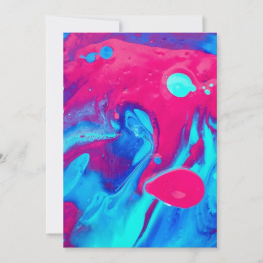 Binnenzijde van een lavallamp bedankkaart (Voorkant)