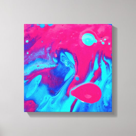 Binnenzijde van een lavallamp canvas afdruk (Voorkant)