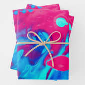 Binnenzijde van een lavallamp inpakpapier vel (In situ)