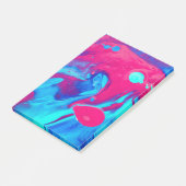 Binnenzijde van een lavallamp post-it® notes (Schuin)