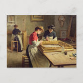 Binnenzijde van een Lijst Gilding Workshop Briefkaart (Voorkant)