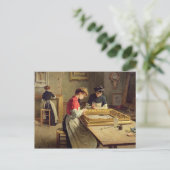 Binnenzijde van een Lijst Gilding Workshop Briefkaart (Staand voorkant)