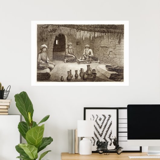 Binnenzijde van een Potter-workshop, van volume II Poster (Thuiskantoor)