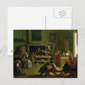 Binnenzijde van een Schoolzaal Briefkaart (Voorkant / Achterkant)