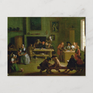 Binnenzijde van een Schoolzaal Briefkaart