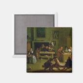 Binnenzijde van een Schoolzaal Magneet (Voorkant / Achterkant)