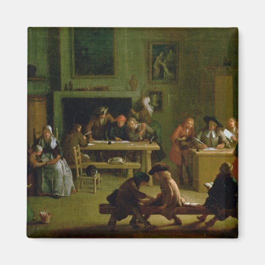 Binnenzijde van een Schoolzaal Magneet (Voorkant)