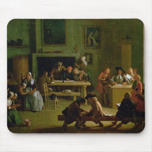 Binnenzijde van een Schoolzaal Muismat (Voorkant)