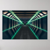 Binnenzijde van een Sci-Fi-ruimteschip Poster (Voorkant)