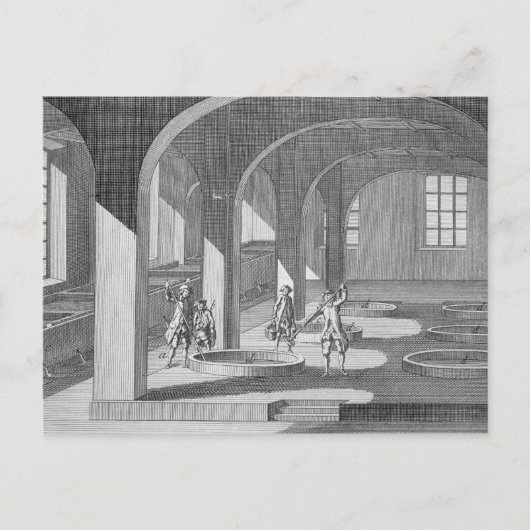 Binnenzijde van een Soap Factory, afbeelding voor  Briefkaart (Voorkant)