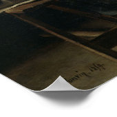 Binnenzijde van een Tavern, 1859 Poster (Hoek)