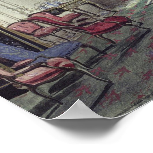 Binnenzijde van een tekenkamer poster (Hoek)