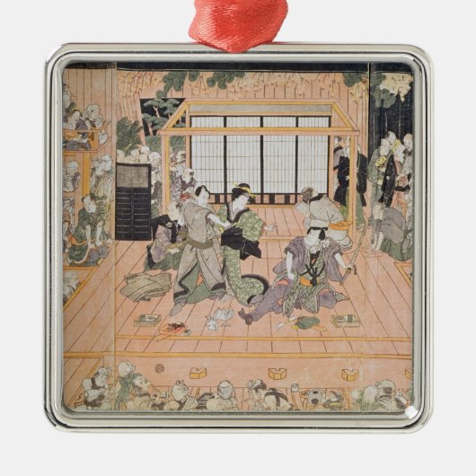 Binnenzijde van een theater metalen ornament (Voorkant)