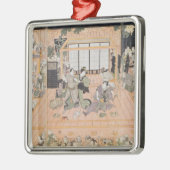 Binnenzijde van een theater metalen ornament (Links)